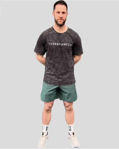 The Defiant Co - Acid Wash T-Shirt