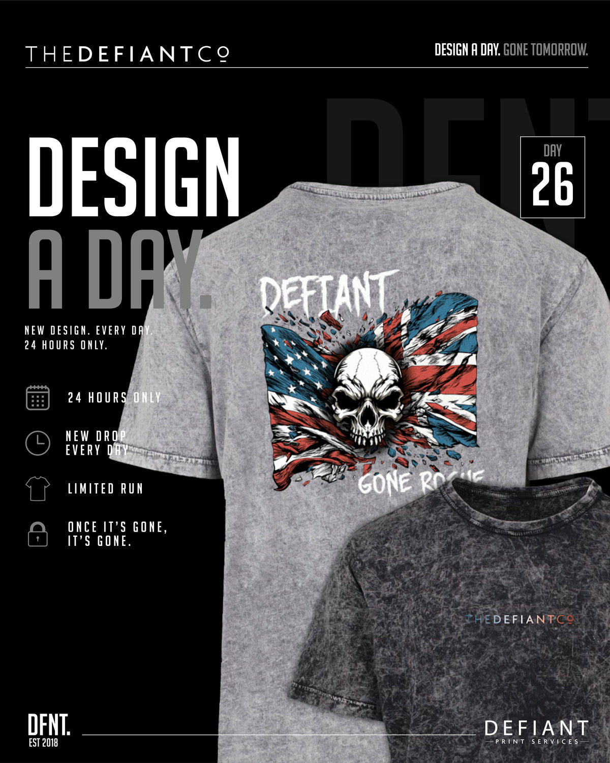 Design-A-Day #26 - Relaxed Acid Wash Tee