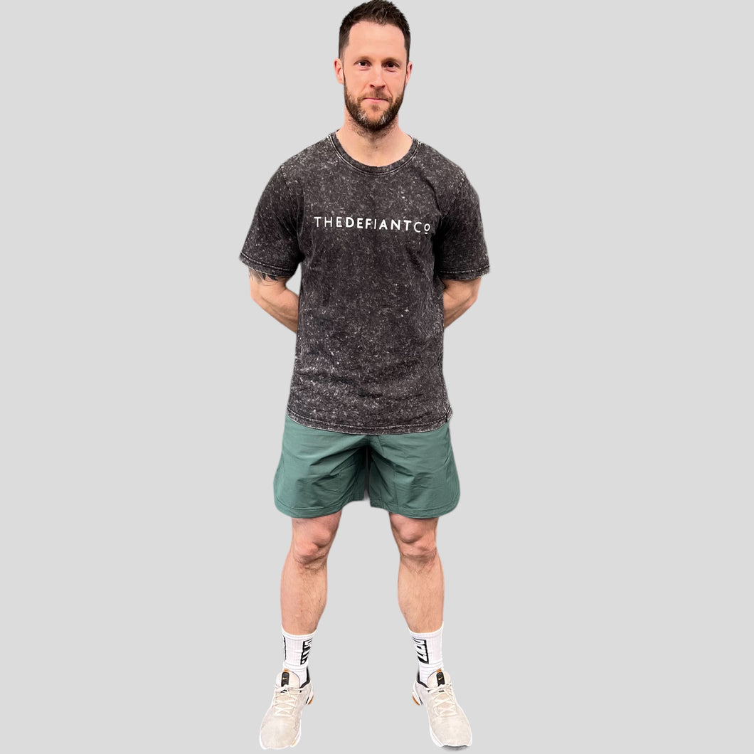 The Defiant Co - Acid Wash T-Shirt